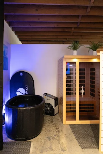 Cold plunge + infrared sauna